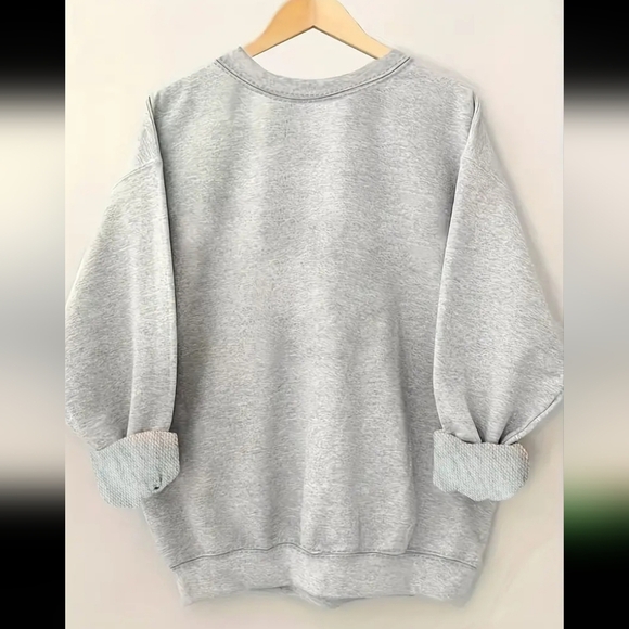 NEW! Round Neck Sweater with Merry Christmas Print Sz XXL - Picture 3 of 7